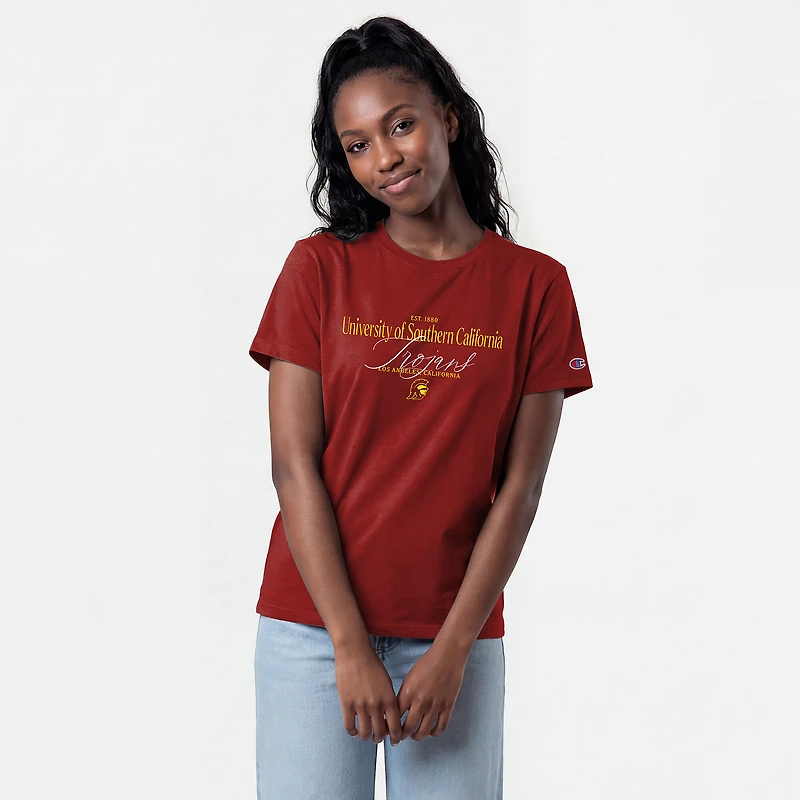 Women's Champion Cardinal USC Trojans Lifestyle T-Shirt