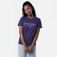 Women's Champion  Purple Washington Huskies Lifestyle T-Shirt