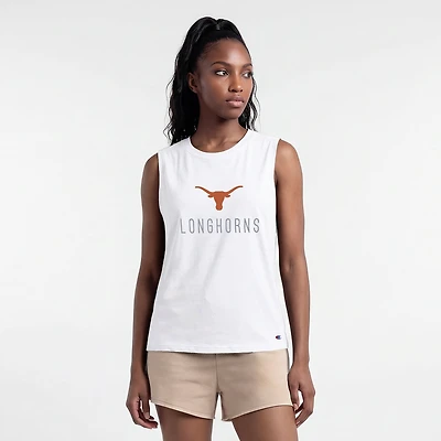 Women's Champion  White Texas Longhorns Lifestyle Tank Top