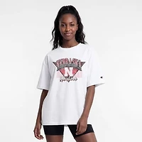 Women's Champion  White Nebraska Huskers Retro Oversized T-Shirt