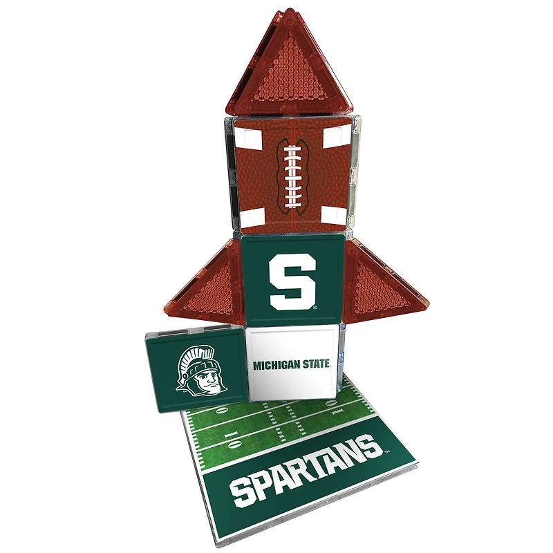 Michigan State Spartans 17-Piece Fan Tile Set