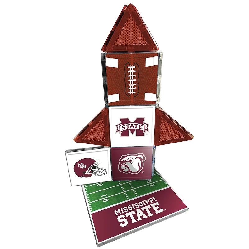 Mississippi State Bulldogs 17-Piece Fan Tile Set