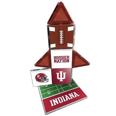 Indiana Hoosiers 17-Piece Fan Tile Set