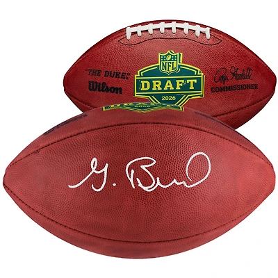 Germie Bernard Pittsburgh Steelers Autographed 2026 NFL Draft Wilson Duke Pro Football