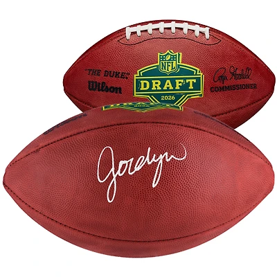 Jordyn Tyson New Orleans Saints Autographed 2026 NFL Draft Wilson Duke Pro Football
