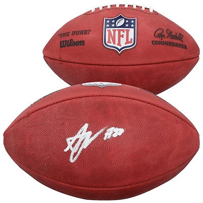 Arvell Reese New York Giants Autographed Wilson Duke Full Color Football
