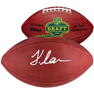 Jeremiyah Love Arizona Cardinals Autographed 2026 NFL Draft Wilson Duke Pro Football
