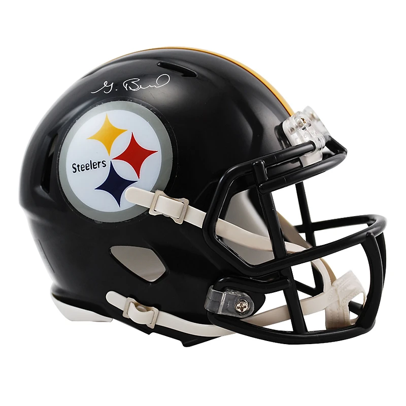 Germie Bernard Pittsburgh Steelers Autographed Riddell Speed Mini Helmet