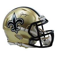 Jordyn Tyson New Orleans Saints Autographed Riddell Speed Mini Helmet