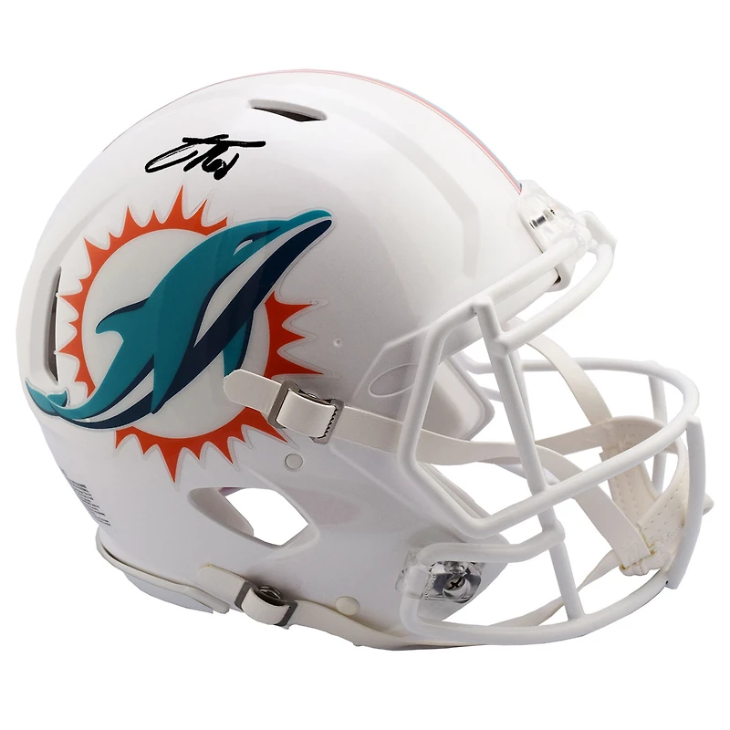 Jacob Rodriguez Miami Dolphins Autographed Riddell Speed Authentic Helmet