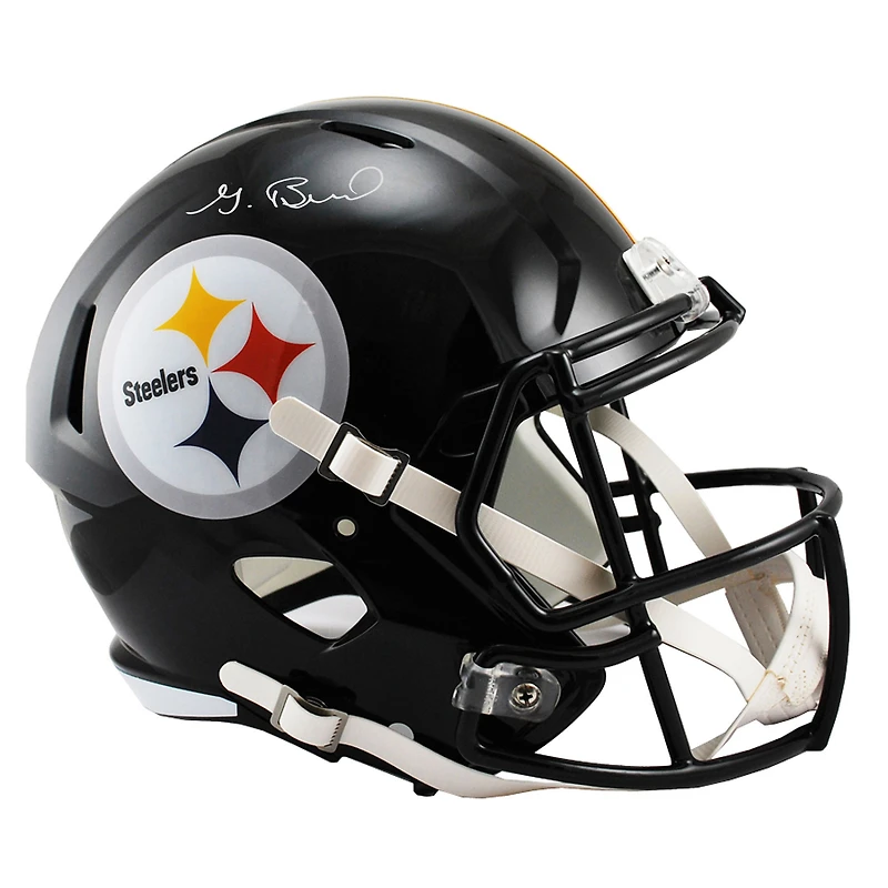 Germie Bernard Pittsburgh Steelers Autographed Riddell Speed Replica Helmet