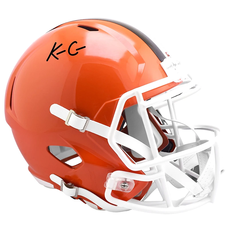 KC Concepcion Cleveland Browns Autographed Riddell Speed Replica Helmet