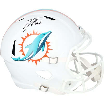 Jacob Rodriguez Miami Dolphins Autographed Riddell Speed Replica Helmet