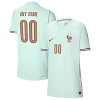 Youth Nike  Green France National Team 2026 Away Match Authentic Custom Jersey
