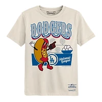 Preschool Mitchell & Ness  Cream Los Angeles Dodgers Step Back Up T-Shirt