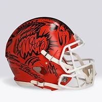 Myles Garrett Cleveland Browns Autographed Riddell Speed Authentic Helmet - Art by JK5 - Limited Edition #1/1