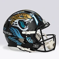 Trevor Lawrence Jacksonville Jaguars Autographed Riddell Speed Authentic Helmet - Art by JK5 - Limited Edition #1/1