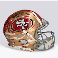 Steve Young San Francisco 49ers Autographed Riddell Speed Authentic Helmet - Art by King Saladeen - Limited Edition #1/1