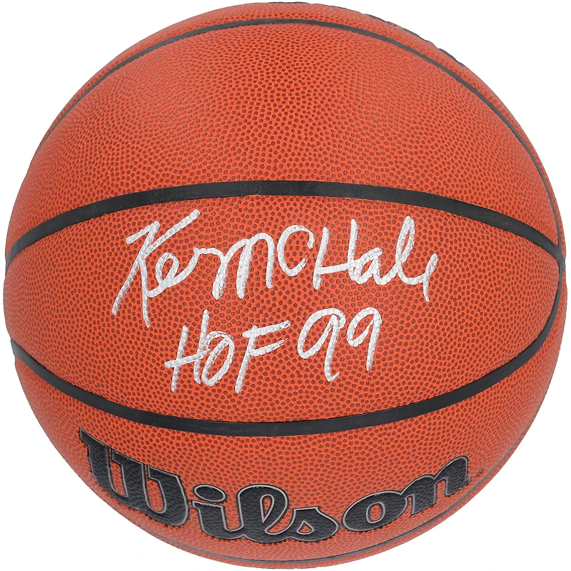 Kevin McHale Boston Celtics Autographed Wilson Basketball with "HOF 99" Inscription