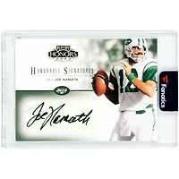 Joe Namath New York Jets Autographed 2002 Playoff Honors Honorable Signatures #HS-3 Card