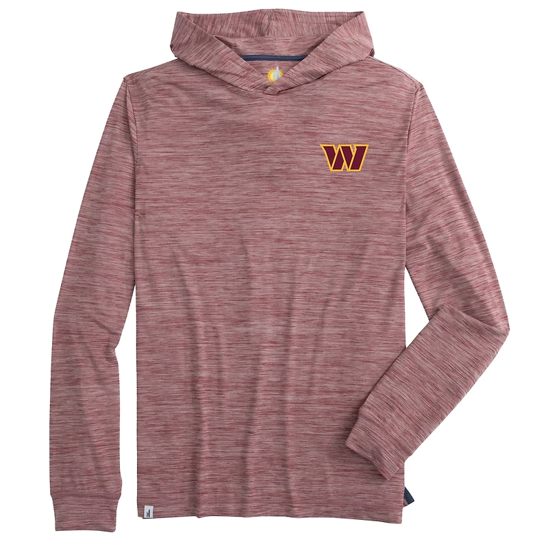 Men's johnnie-O  Burgundy Washington Commanders Talon Long Sleeve Hooded T-Shirt