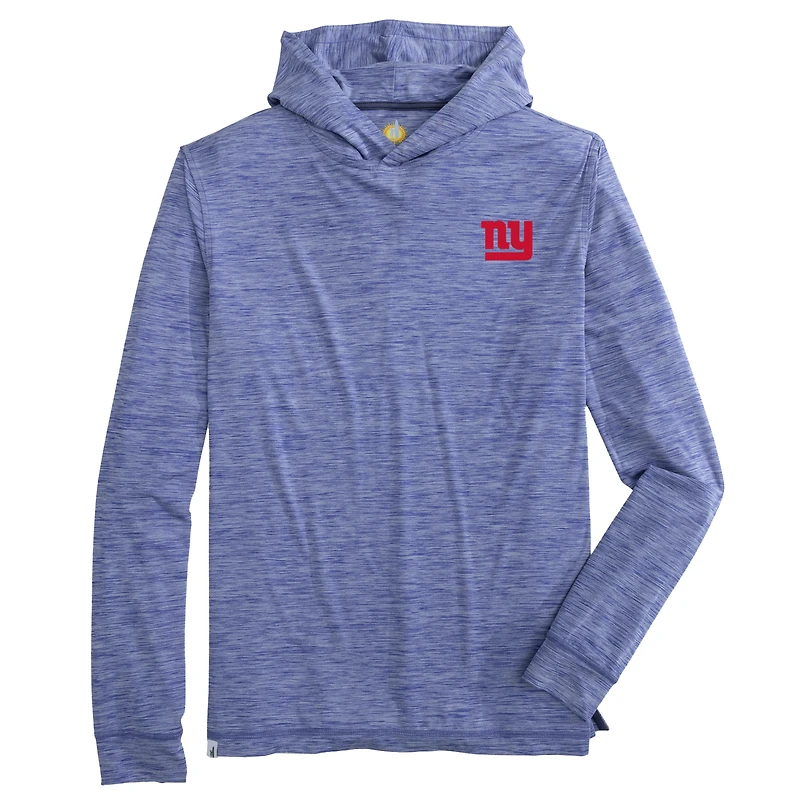 Men's johnnie-O Royal New York Giants Talon Long Sleeve Hooded T-Shirt