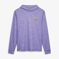 Men's johnnie-O  Heather Purple Minnesota Vikings Talon Long Sleeve Hooded T-Shirt
