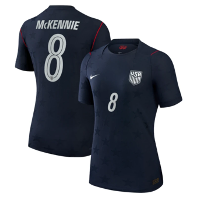 Women's Nike Weston McKennie Blue USMNT 2026 Away Match Authentic Jersey