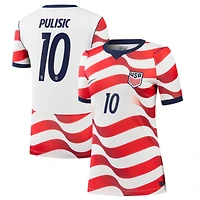 Women's Nike Christian Pulisic White USMNT 2026 Home Stadium Replica Jersey