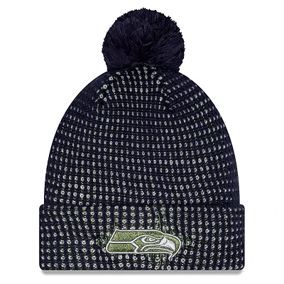 Men's New Era College Navy Seattle Seahawks Rivalries Collection Cuffed Knit Hat