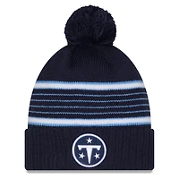Men's New Era Navy Tennessee Titans 2026 Rivalries Collection Cuffed Knit Hat