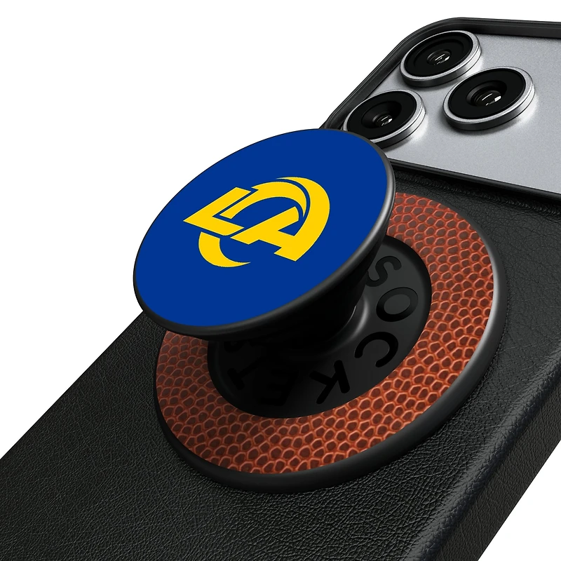 Keyscaper Los Angeles Rams  Endzone Solid PopSockets Magnetic Phone Grip & Stand