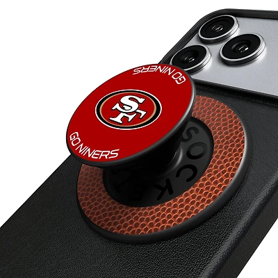 Keyscaper San Francisco 49ers  Endzone Solid PopSockets Magnetic Phone Grip & Stand