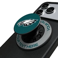 Keyscaper Philadelphia Eagles Personalized Endzone Solid PopSockets Magnetic Phone Grip & Stand