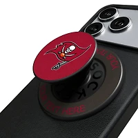 Keyscaper Tampa Bay Buccaneers Personalized Endzone Solid PopSockets Magnetic Phone Grip & Stand