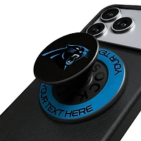 Keyscaper Carolina Panthers Personalized Endzone Solid PopSockets Magnetic Phone Grip & Stand
