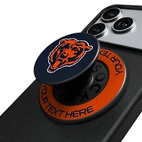 Keyscaper Chicago Bears Personalized Endzone Solid PopSockets Magnetic Phone Grip & Stand