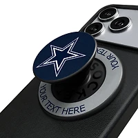Keyscaper Dallas Cowboys Personalized Endzone Solid PopSockets Magnetic Phone Grip & Stand