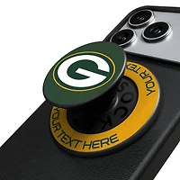 Keyscaper Green Bay Packers Personalized Endzone Solid PopSockets Magnetic Phone Grip & Stand