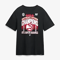 Men's  Black Atlanta Hawks 2026 Southeast Division Champions Locker Room T-Shirt
