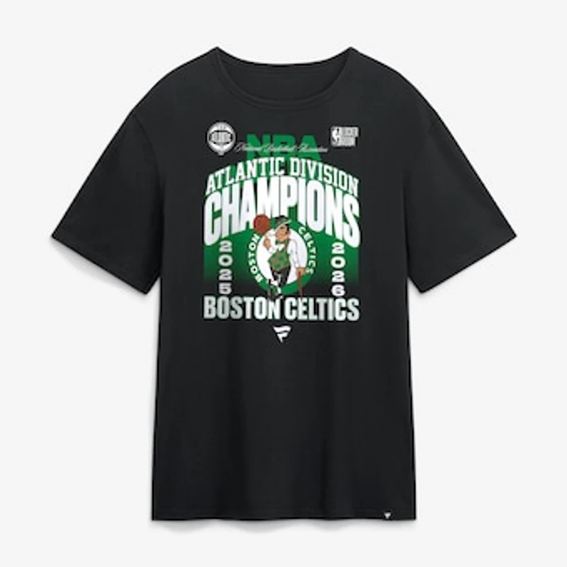 Men's Black Boston Celtics 2026 Atlantic Division Champions Locker Room T-Shirt