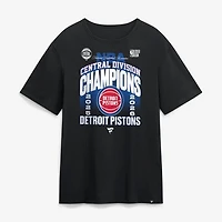 Men's  Black Detroit Pistons 2026 Central Division Champions Locker Room T-Shirt