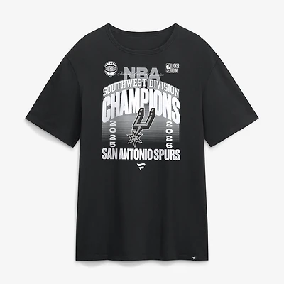 Men's  Black San Antonio Spurs 2026 Southwest Division Champions Locker Room T-Shirt