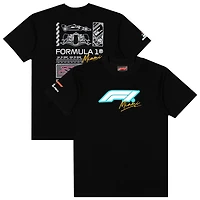 Men's Black 2026 Miami Grand Prix Steering T-Shirt