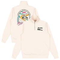 Men's White 2026 Miami Grand Prix Corner Quarter-Zip Sweatshirt