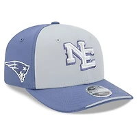 Youth New Era Gray New England Patriots Rivalries Collection 9SEVENTY Adjustable Hat