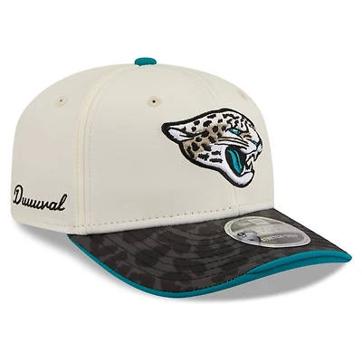 Youth New Era Natural Jacksonville Jaguars 2026 Rivalries Collection 9SEVENTY Adjustable Hat
