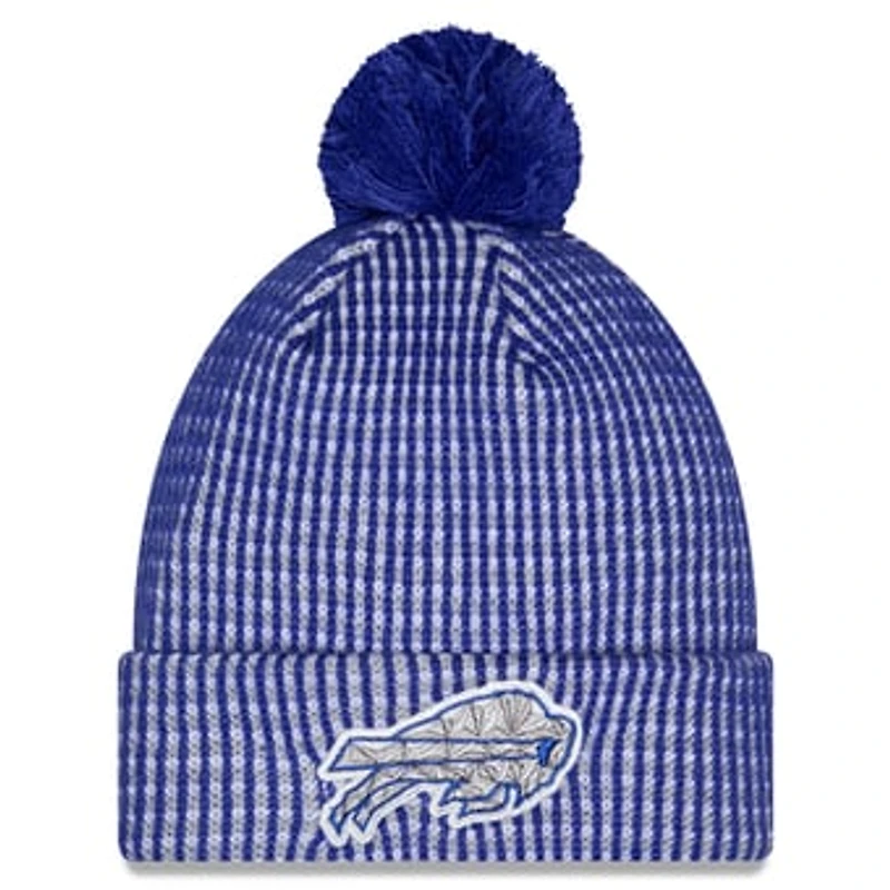 Youth New Era Royal Buffalo Bills 2026 Rivalries Collection Sideline Cuffed Knit Hat with Pom