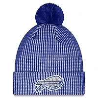 Youth New Era Royal Buffalo Bills 2026 Rivalries Collection Sideline Cuffed Knit Hat with Pom
