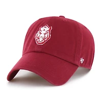 Men's '47  Cardinal Arkansas Razorbacks Clean Up Adjustable Hat